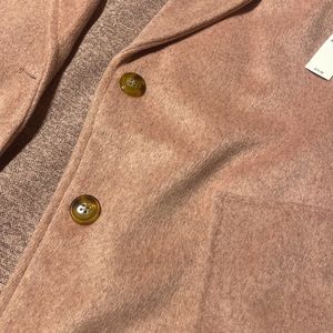 NWT Old Navy Pink Pea Coat